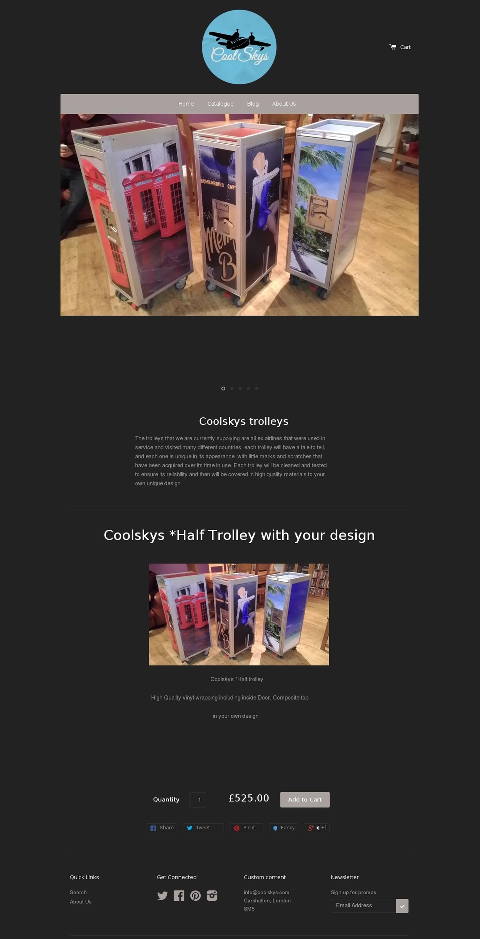 coolskys.com shopify website screenshot