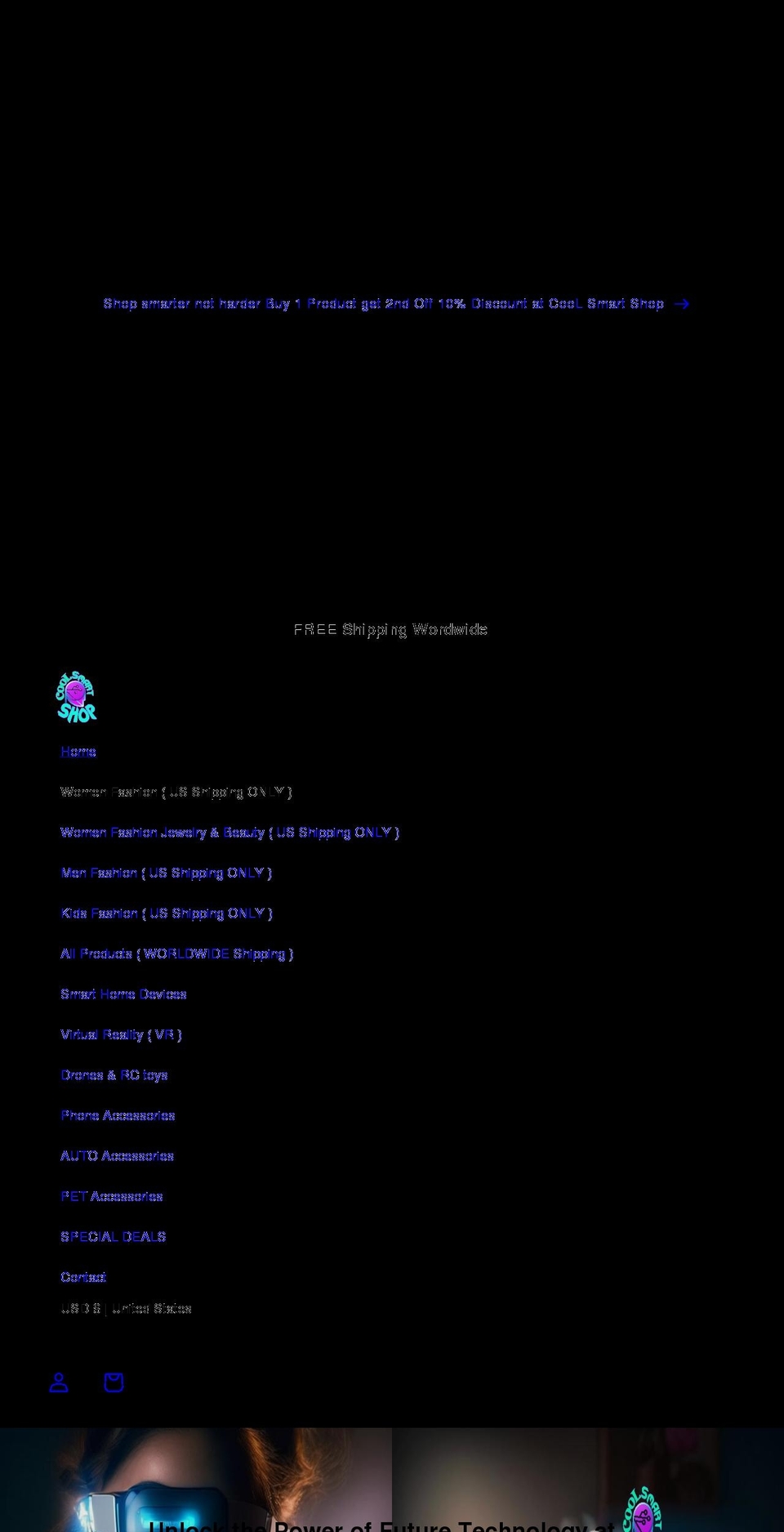 coolsmartshop.com — Shopify storefront screenshot