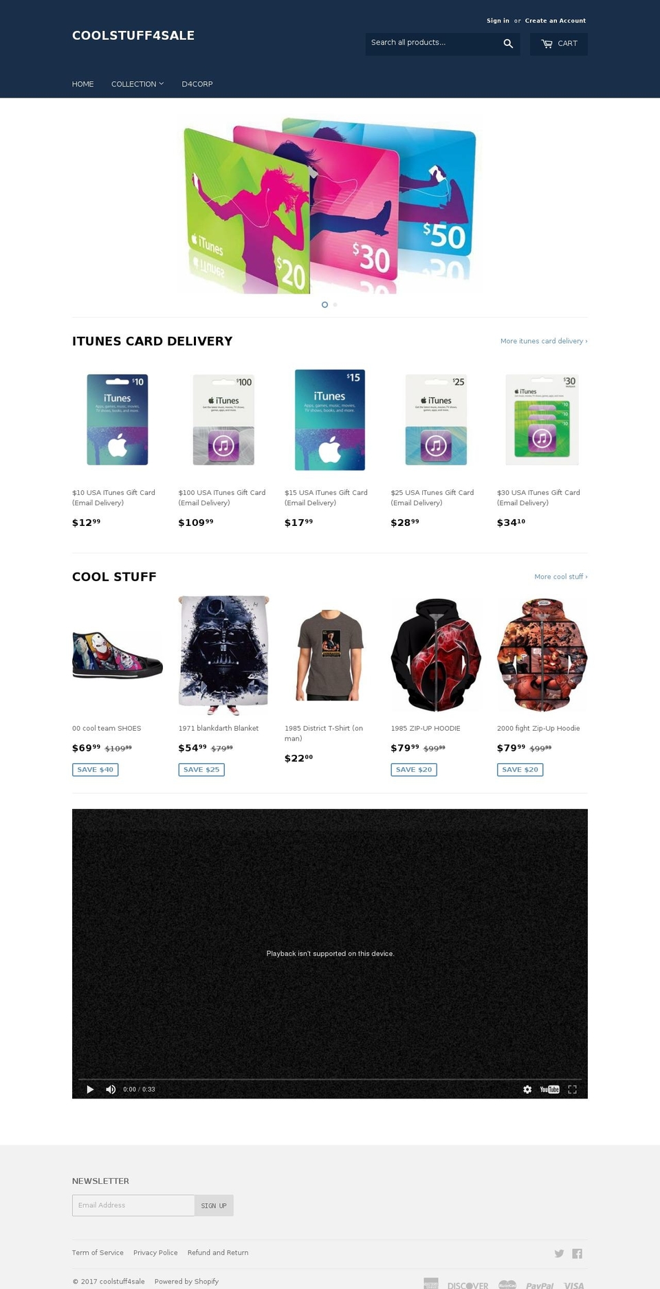 coolstuff4sale.com shopify website screenshot