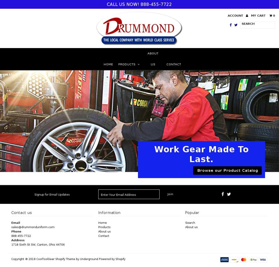 cooltoolgear.com — Shopify storefront screenshot