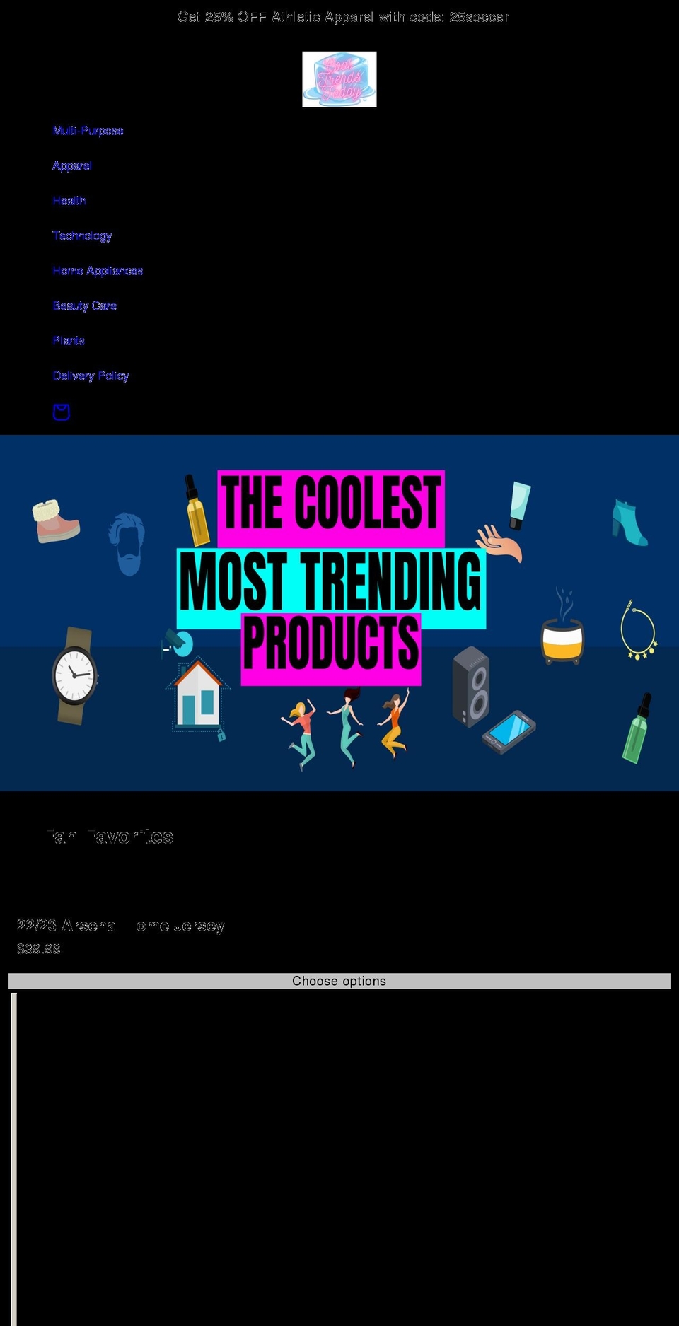 cooltrendstoday.com shopify website screenshot