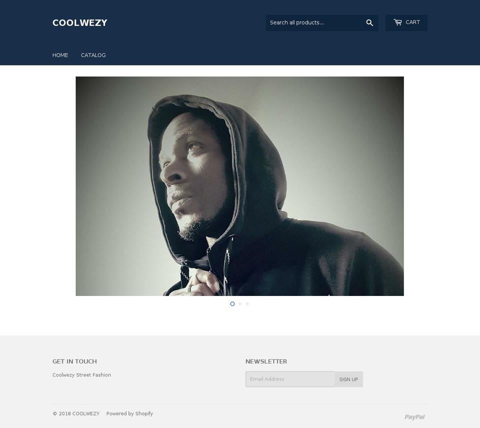 coolwezy.com — Shopify storefront screenshot