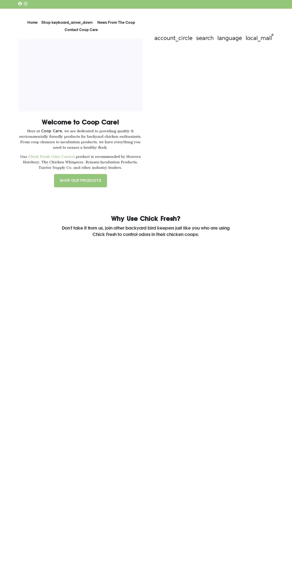 coopcare.com shopify website screenshot