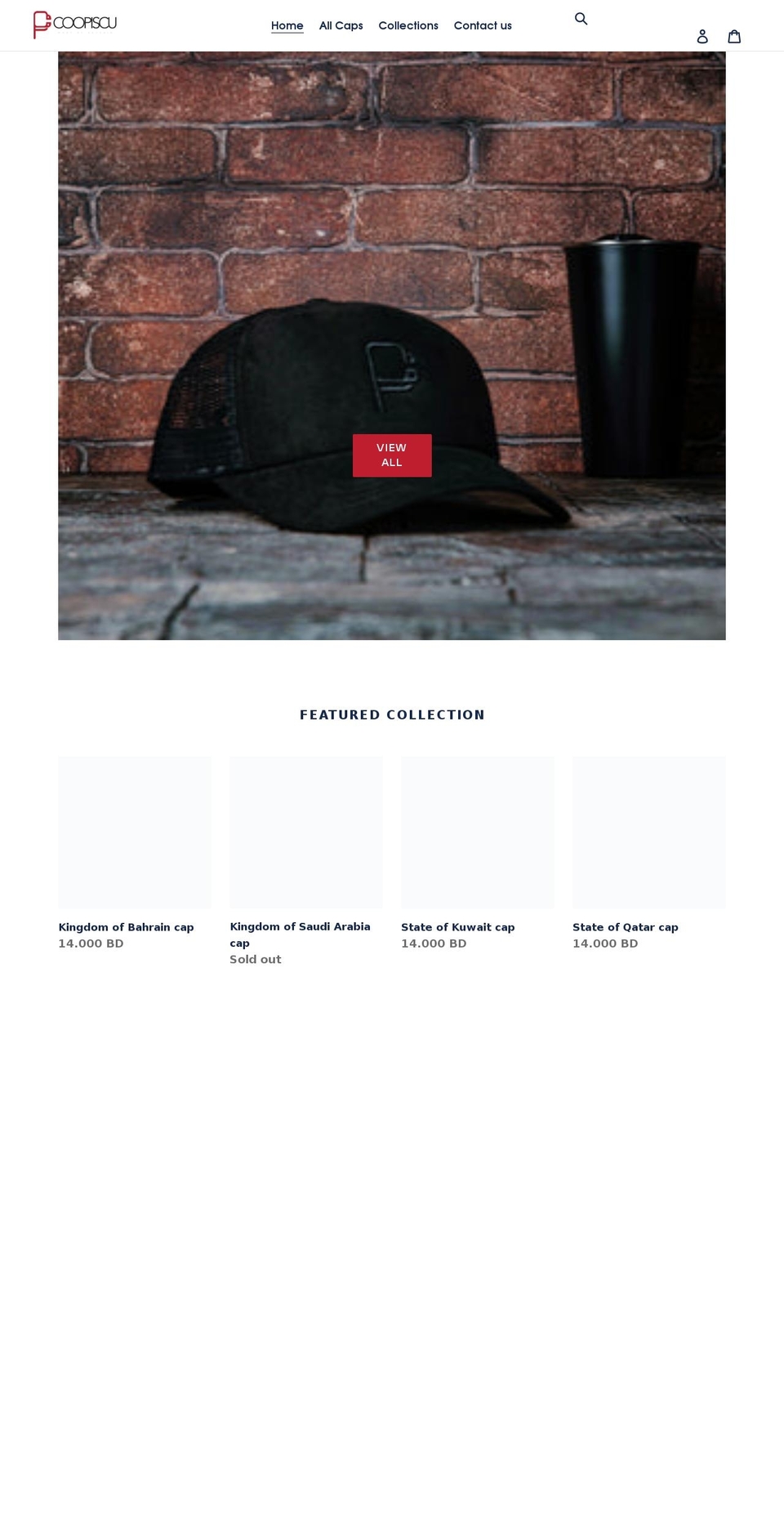coopiscu.com — Shopify storefront screenshot