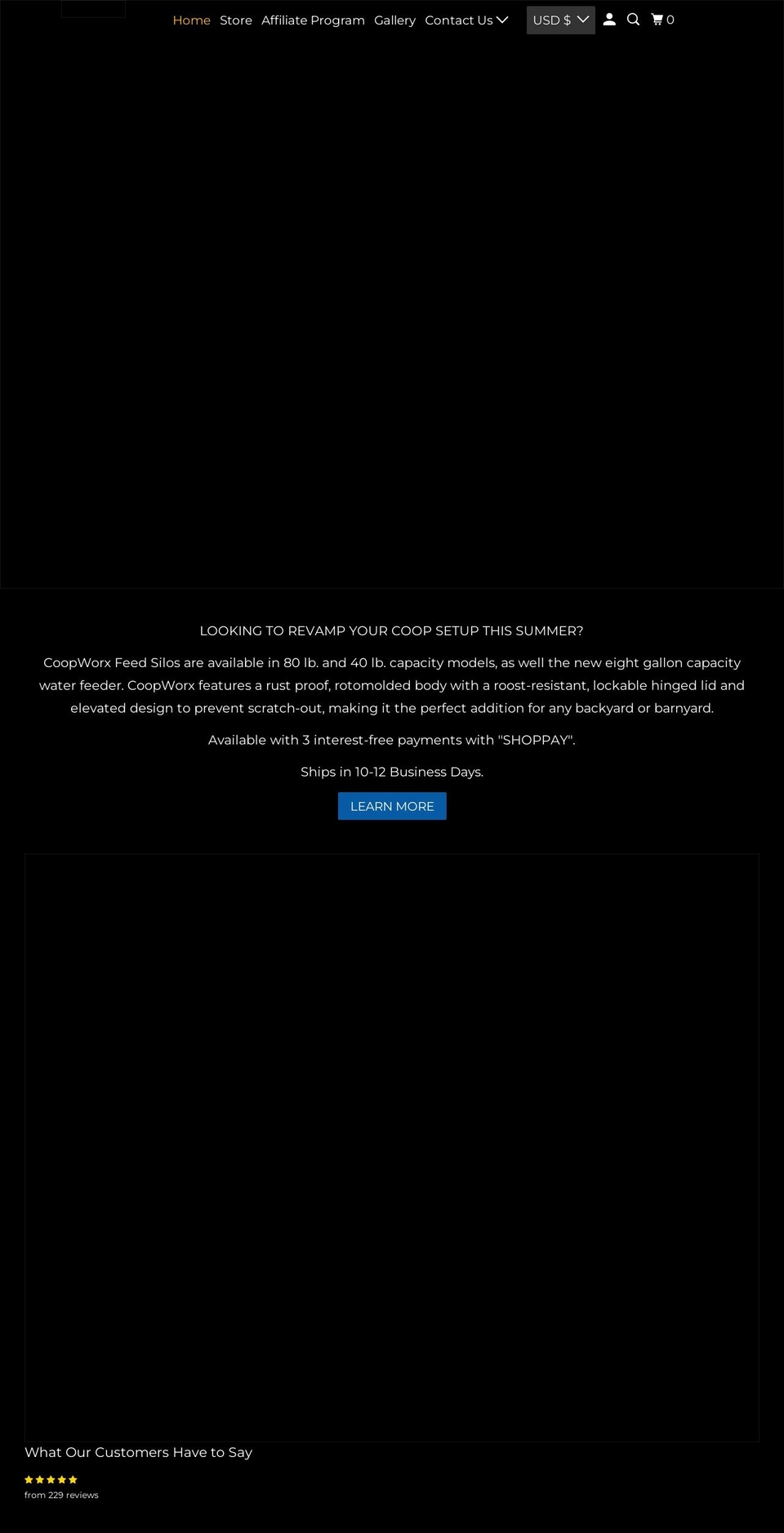 coopworxusa.com shopify website screenshot