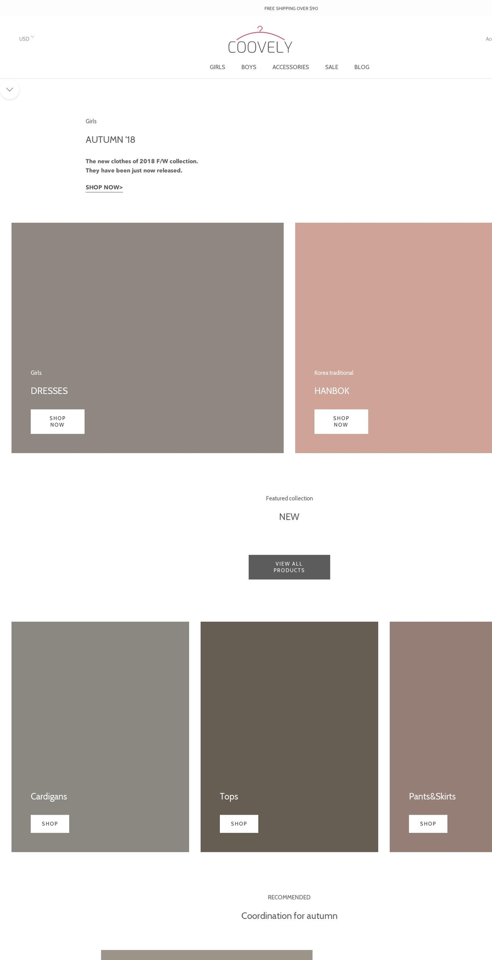 coovely.com — Shopify storefront screenshot