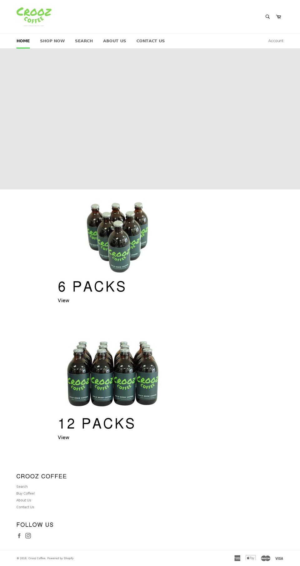 coozcoffee.com — Shopify storefront screenshot