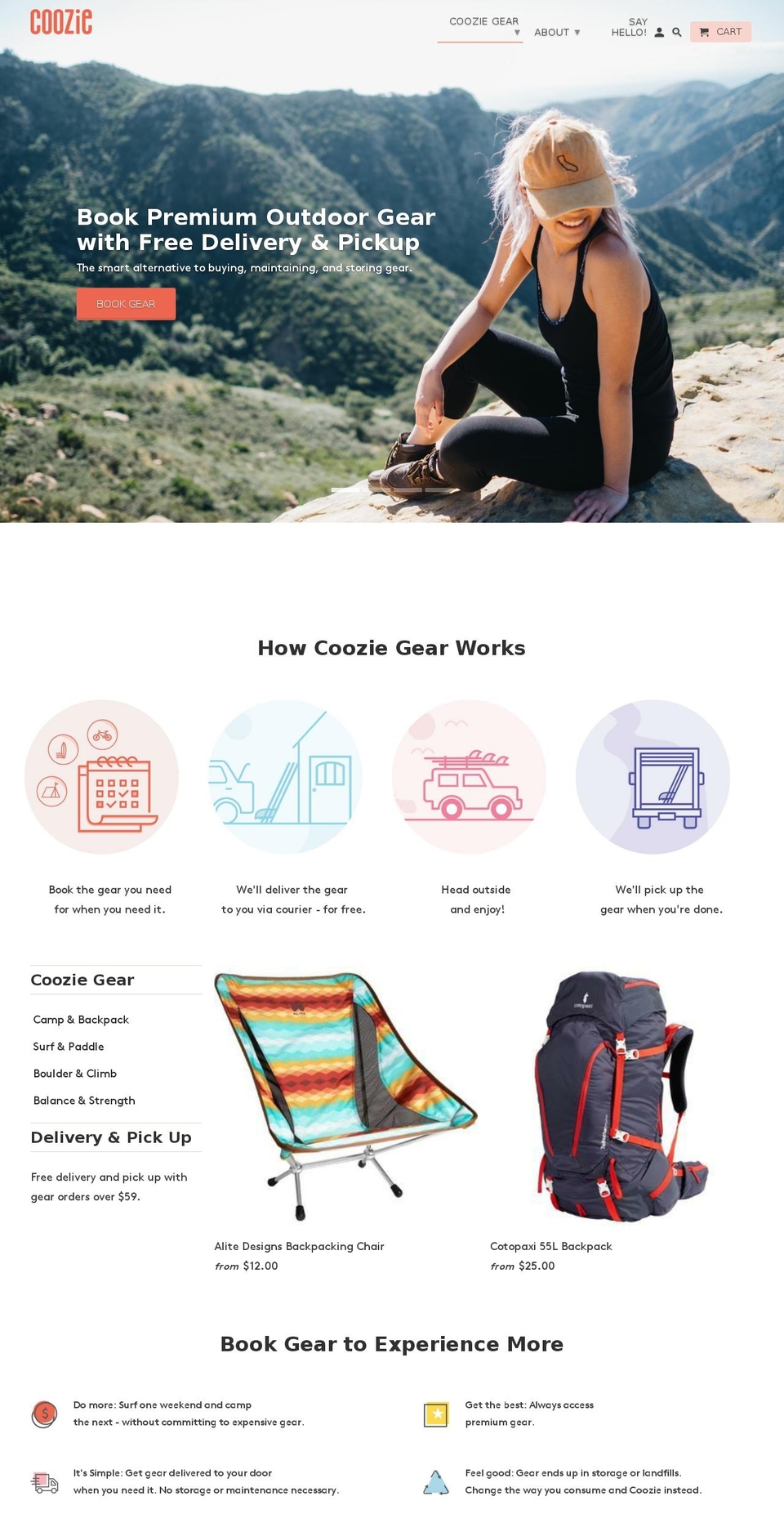 ABOUT PAGE Coozie Gear 2018 | Conspire Agency Shopify theme site example cooziegear.com
