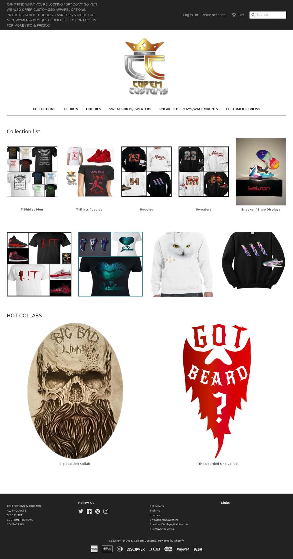 cop-em.com — Shopify storefront screenshot