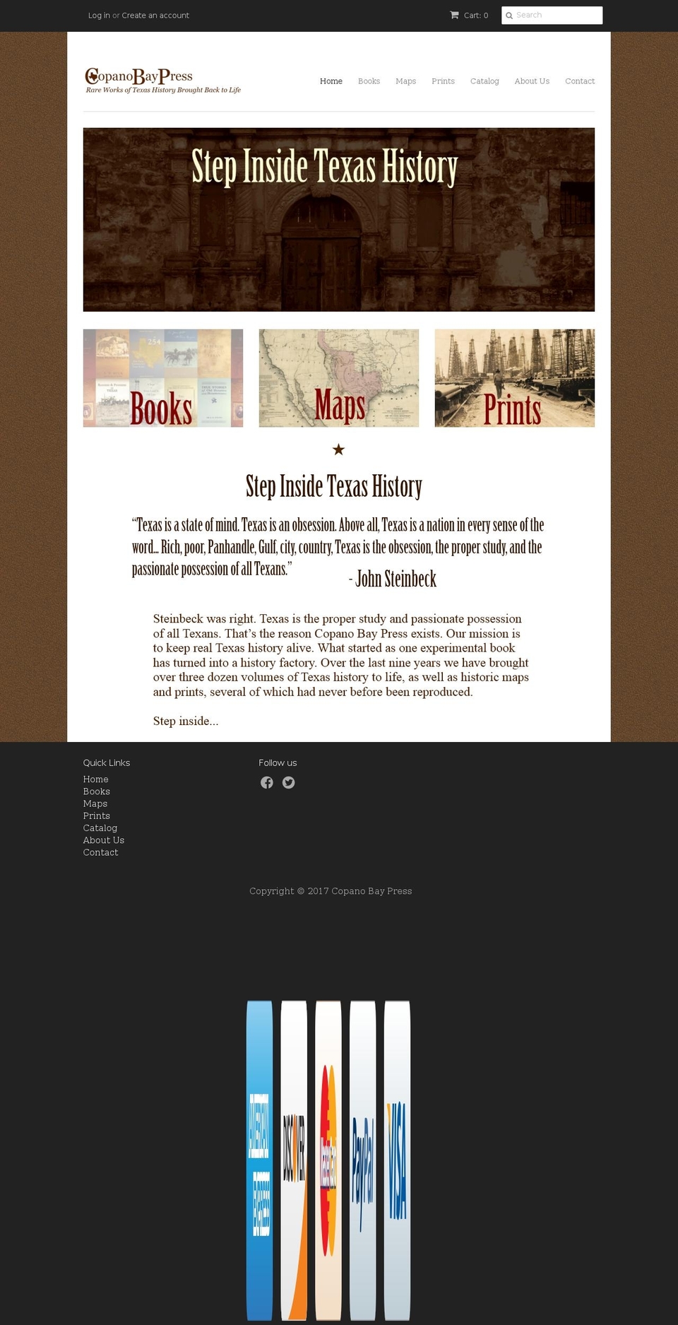 copanobaypress-gallery.com shopify website screenshot