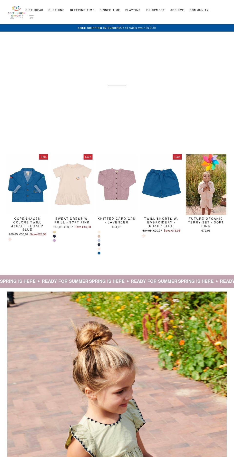 copenhagencolors.com shopify website screenshot