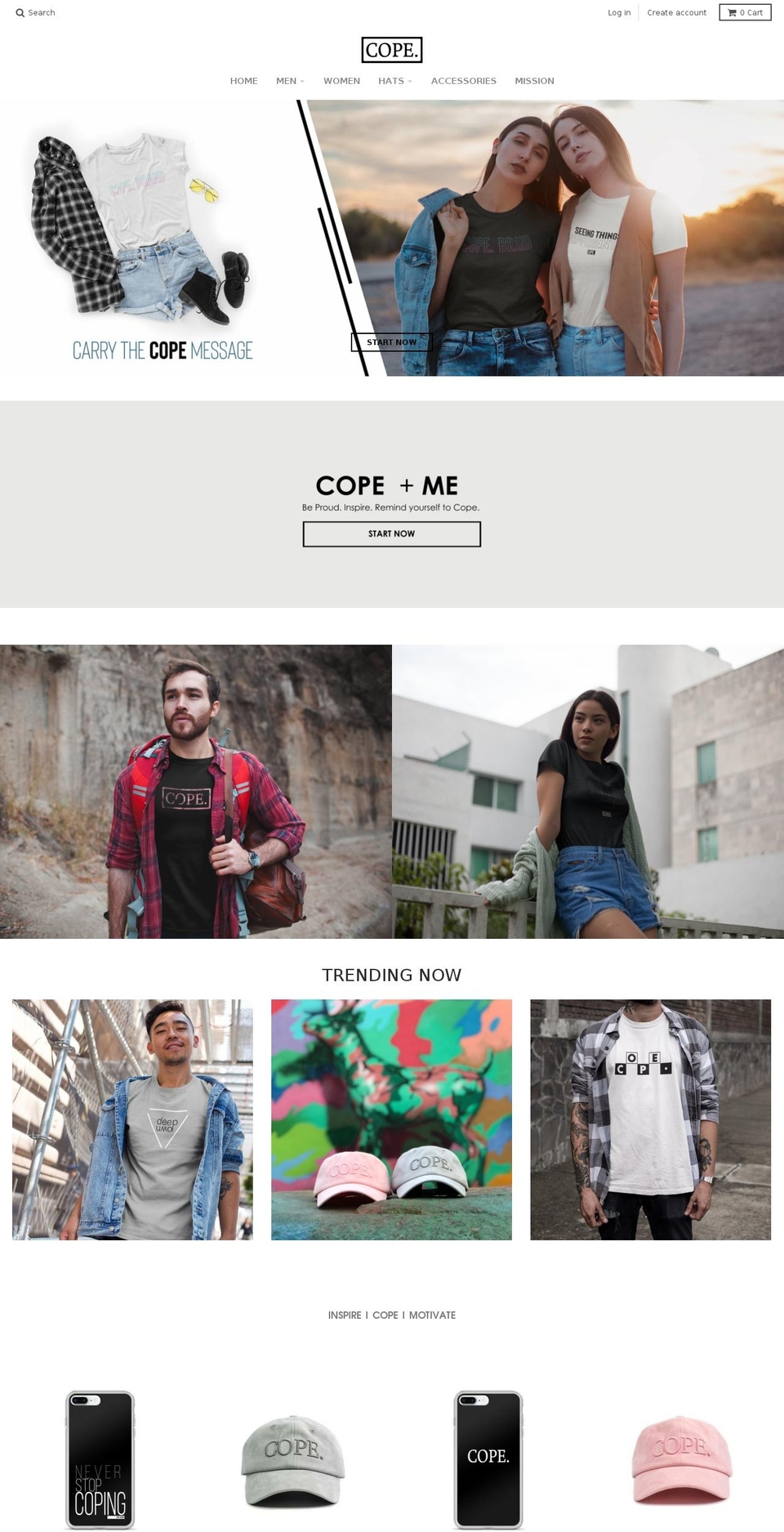 copestyle.com shopify website screenshot