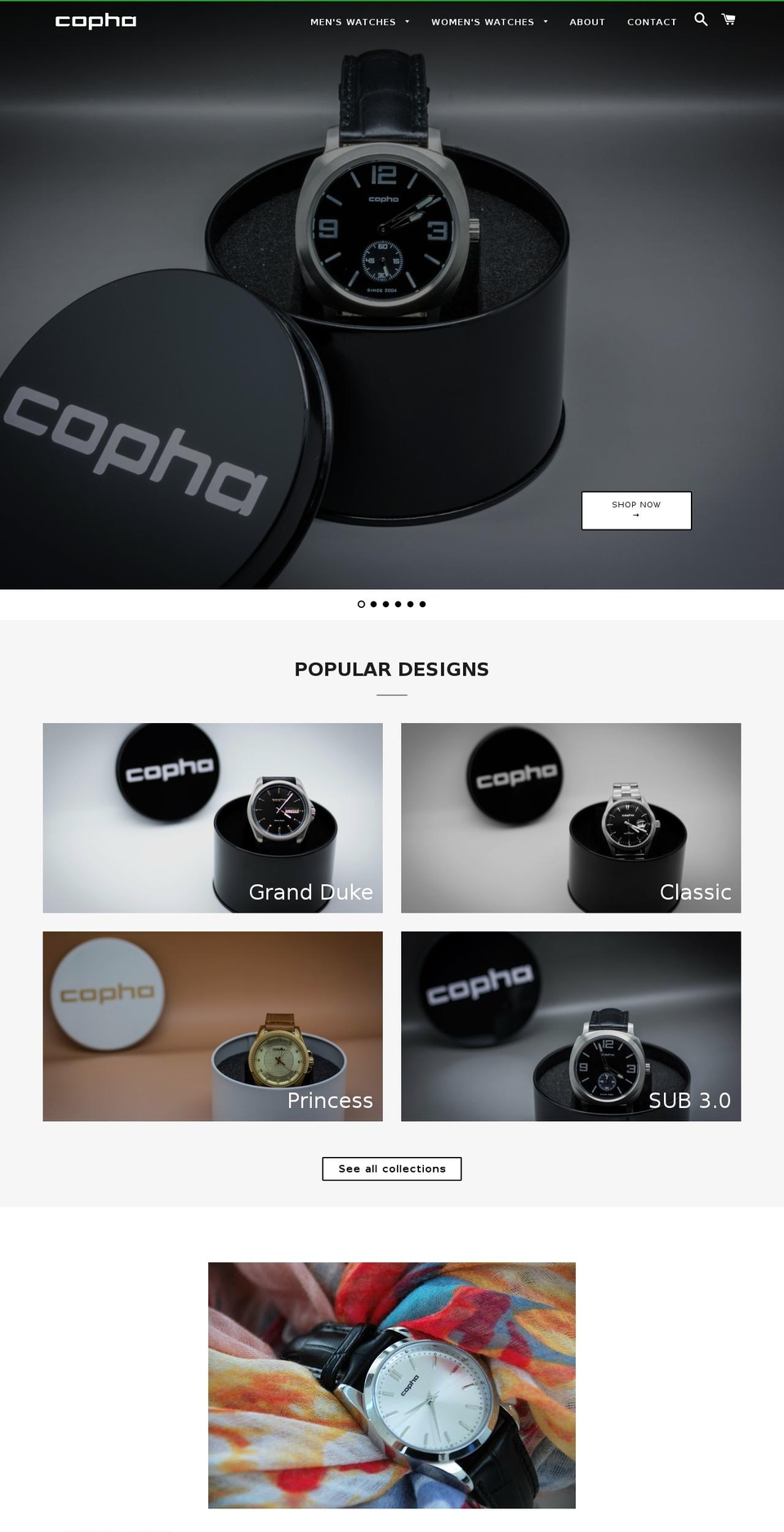 Copha by WDN.DK Shopify theme site example copha.dk