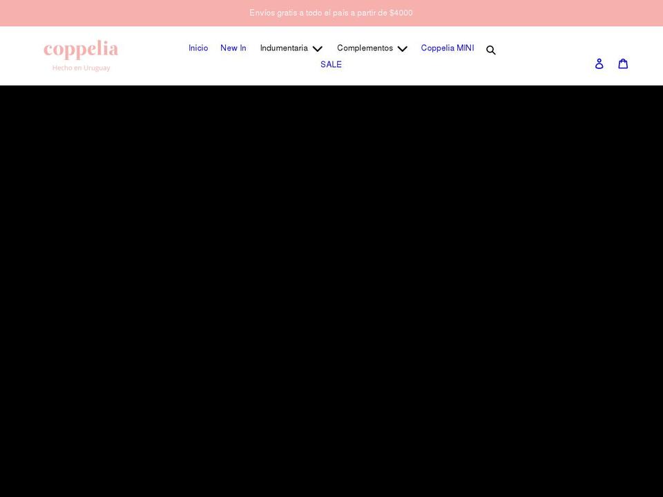 coppeliatienda.com shopify website screenshot