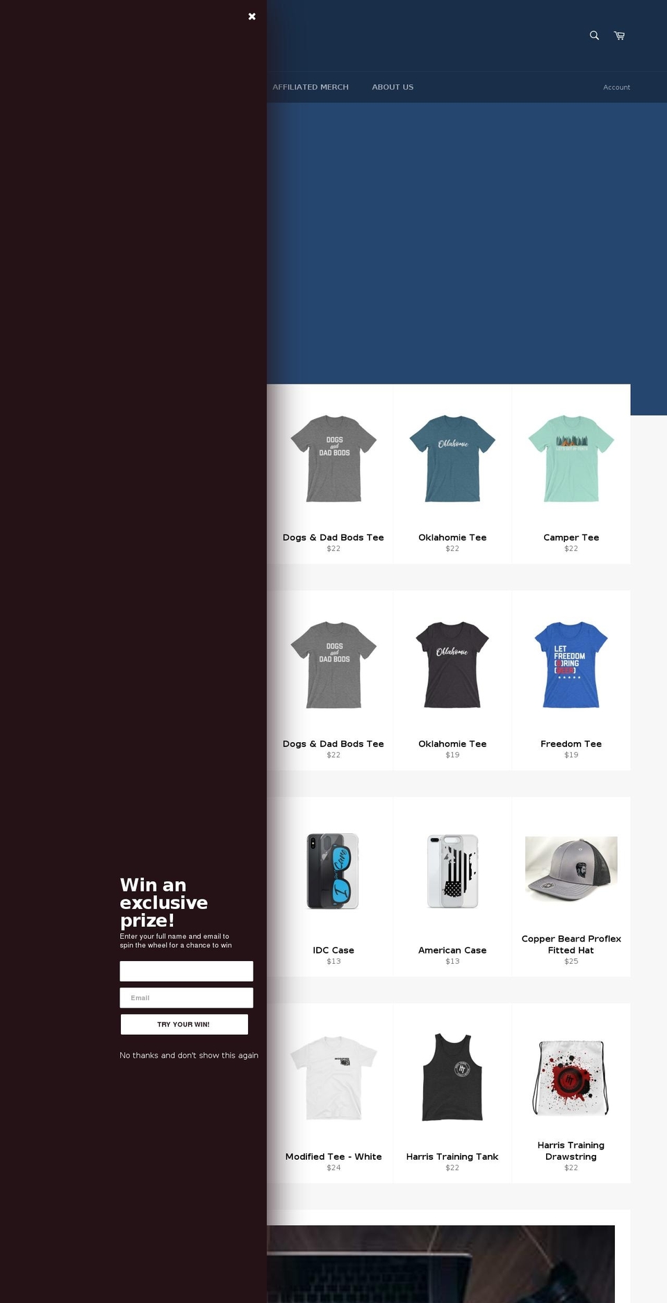 copperbeard.com shopify website screenshot