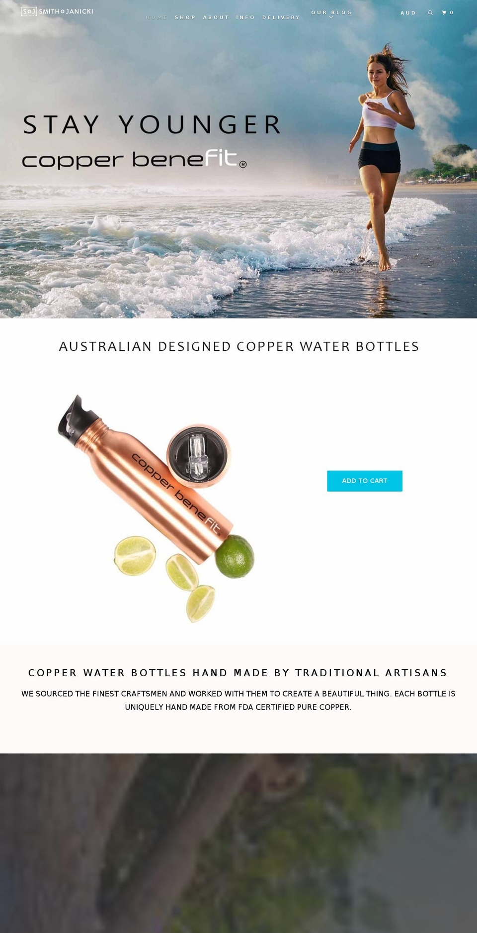 copperbenefit.com — Shopify storefront screenshot