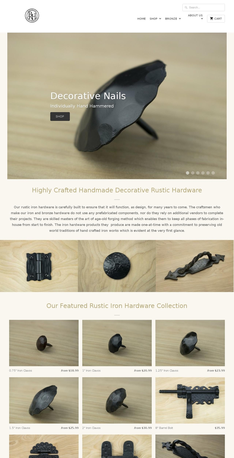 coppercanyonfoundry.com — Shopify storefront screenshot
