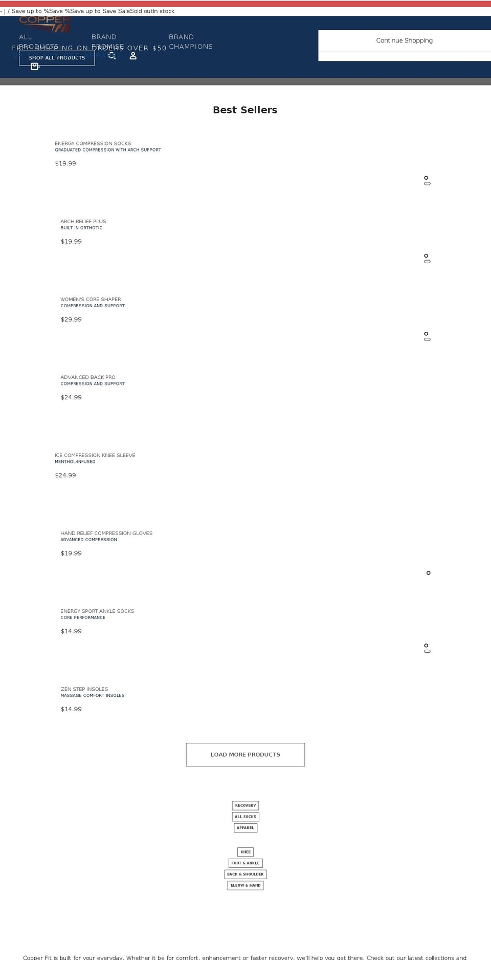 copperfitusa.com shopify website screenshot