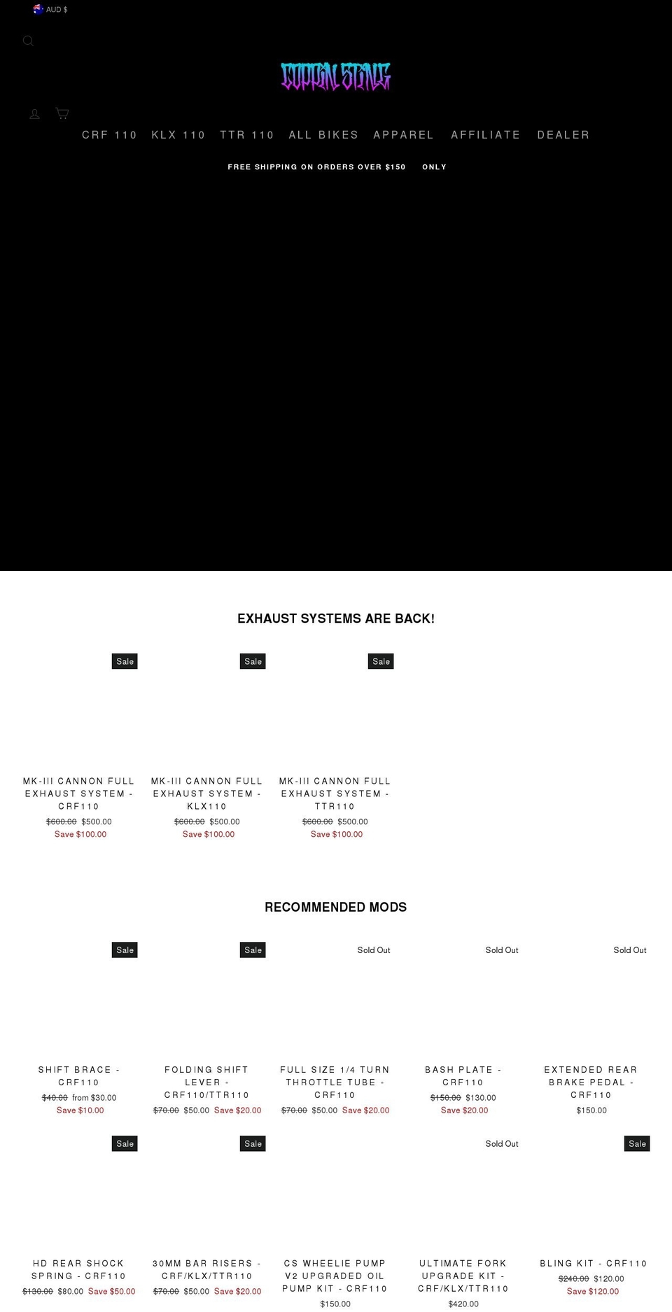 coppinsting.com shopify website screenshot