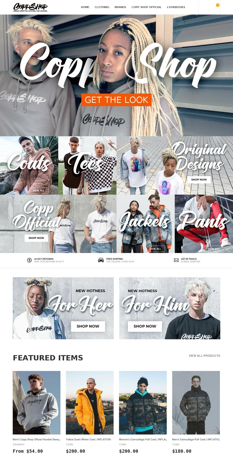 coppshop.com — Shopify storefront screenshot