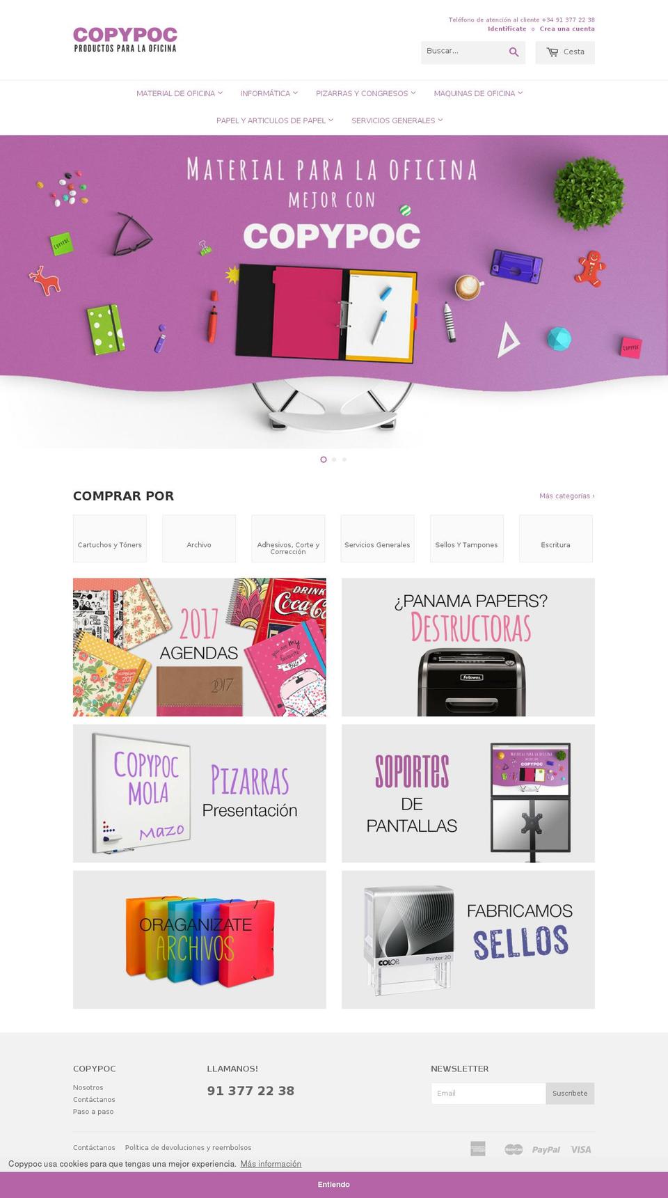 copypoc.com shopify website screenshot