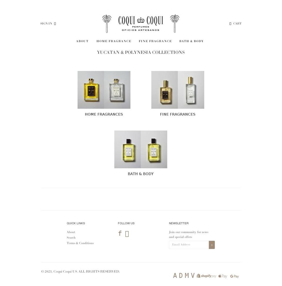 coquicoquius.com — Shopify storefront screenshot