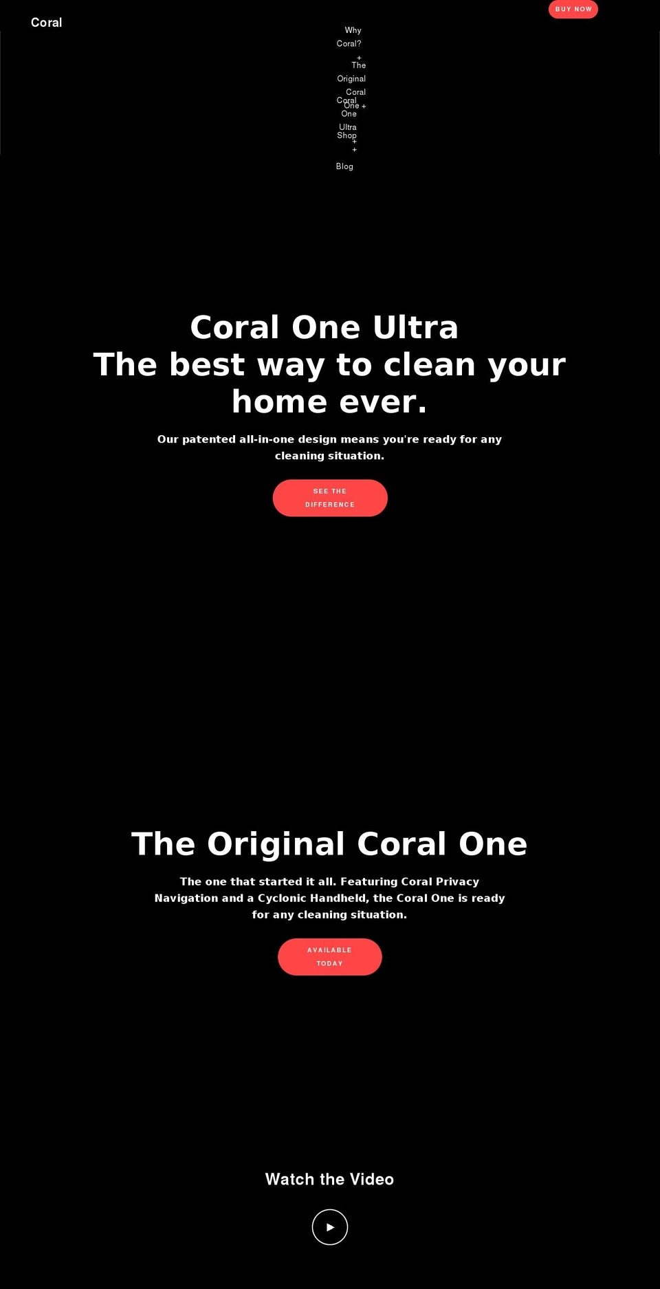 coralrobots.com shopify website screenshot
