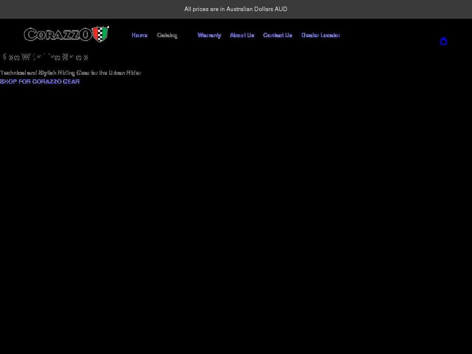 corazzo.com shopify website screenshot