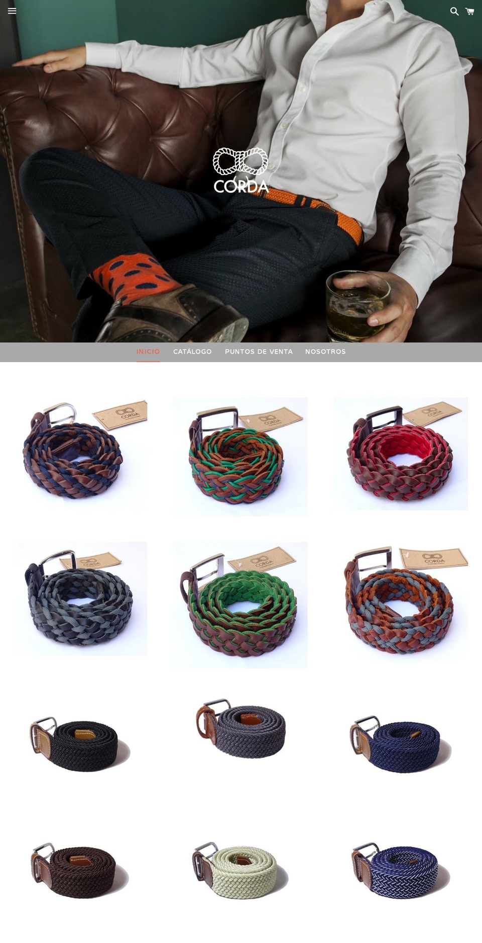 cordamx.com shopify website screenshot