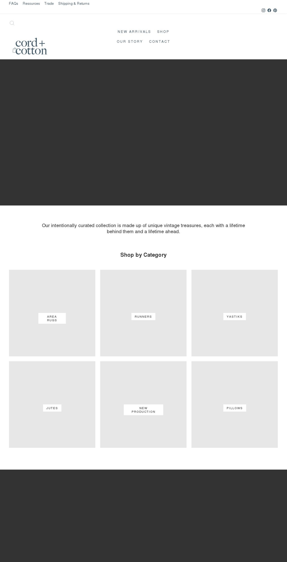 cordandcotton.com shopify website screenshot