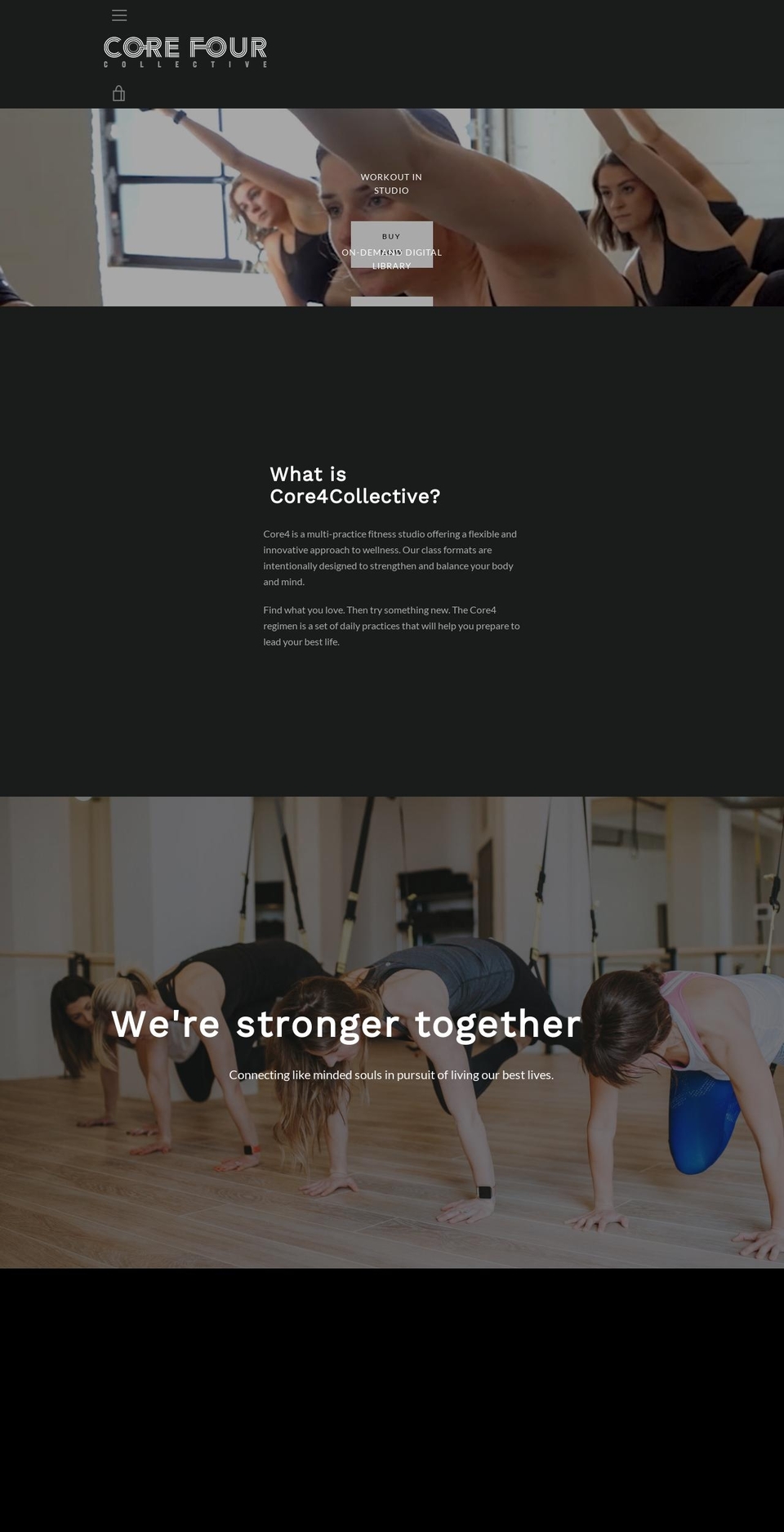 core4collective.com shopify website screenshot