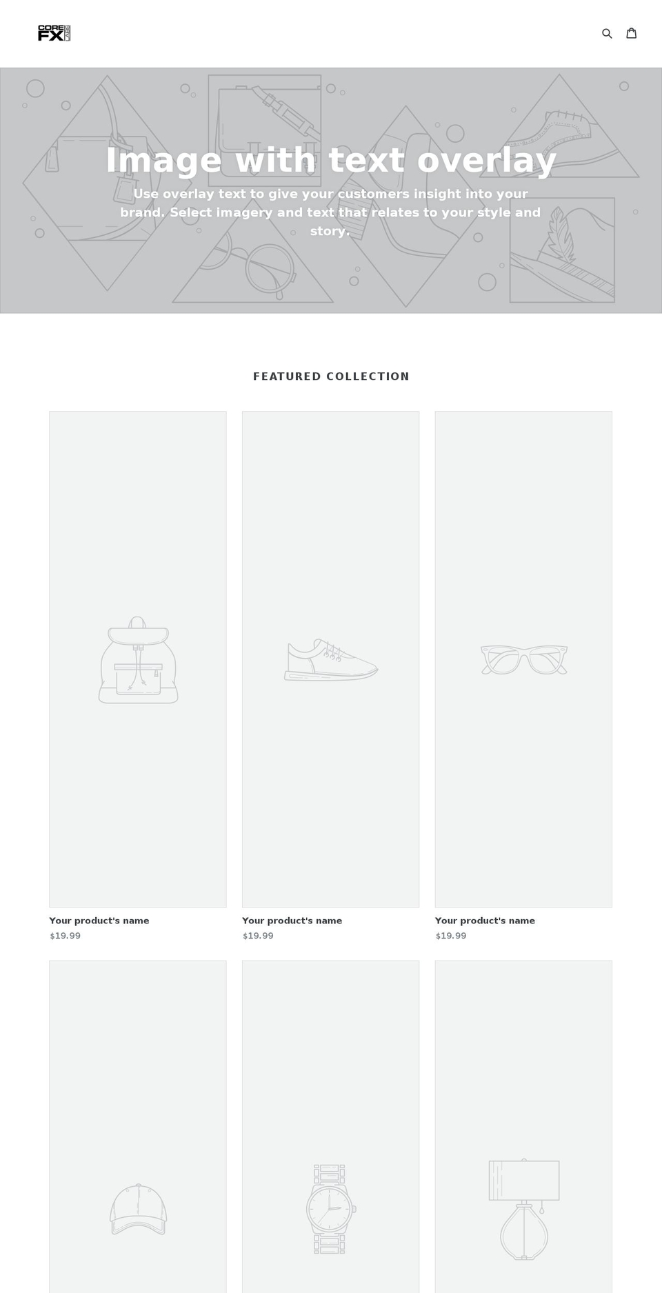 corefxlabs.com — Shopify storefront screenshot