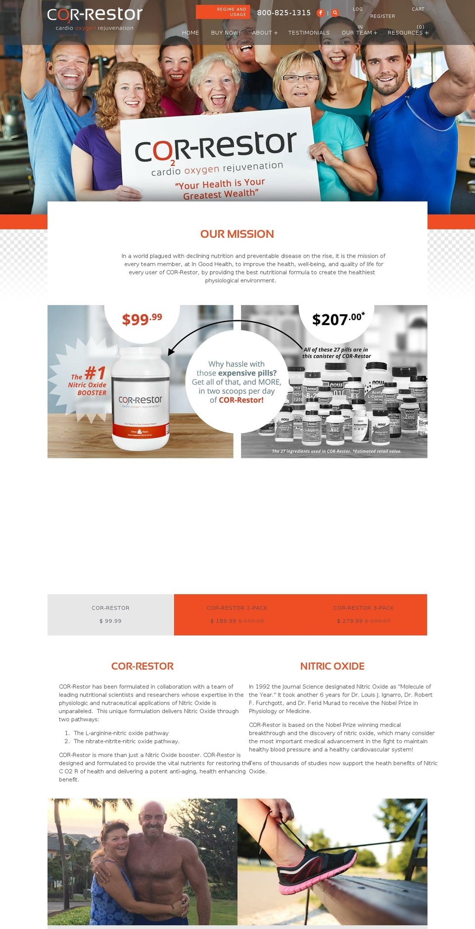 corerestore.com shopify website screenshot