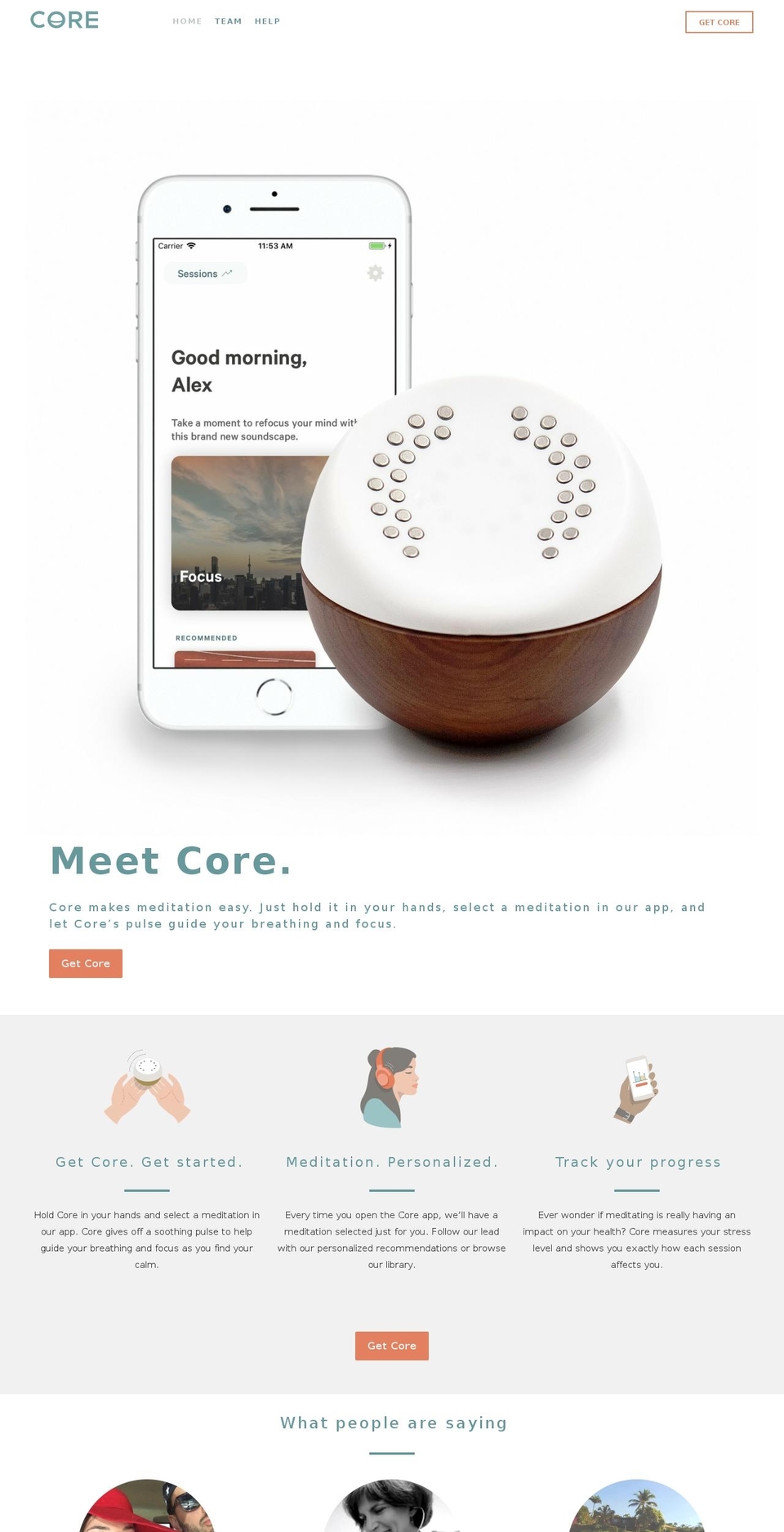 corewellness.io shopify website screenshot