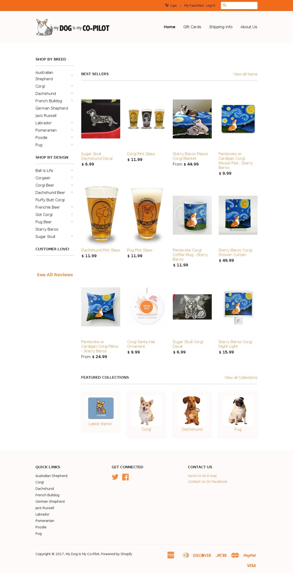 corgiunion.com shopify website screenshot