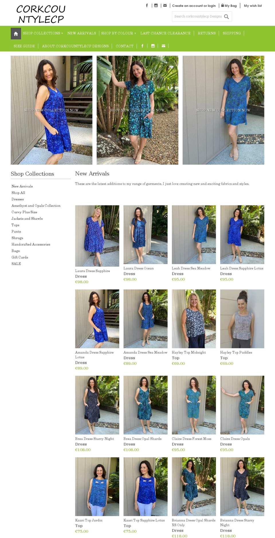 corkcountylecp.com shopify website screenshot