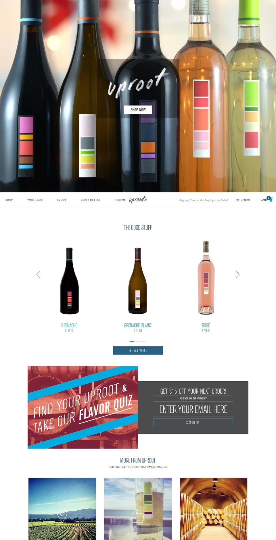 uproot-dev-myshopify-com-vpvuproot Shopify theme site example corked.wine