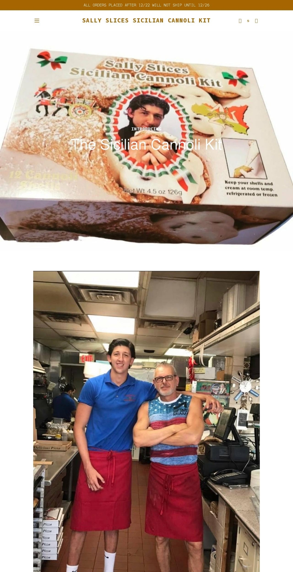 corleonepizzastore.com shopify website screenshot