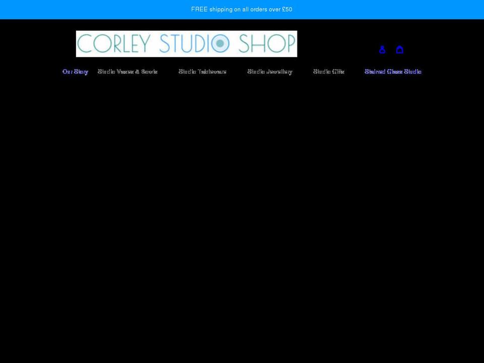 corleystudioshop.com shopify website screenshot