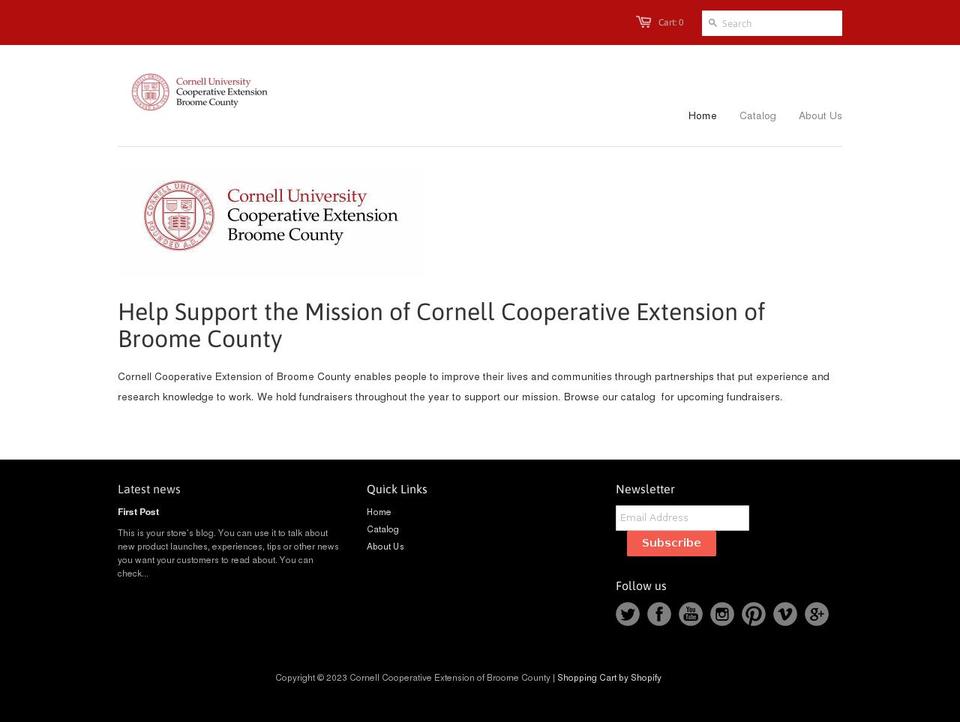 cornell-cooperative-extension-of-broome-county.myshopify.com shopify website screenshot