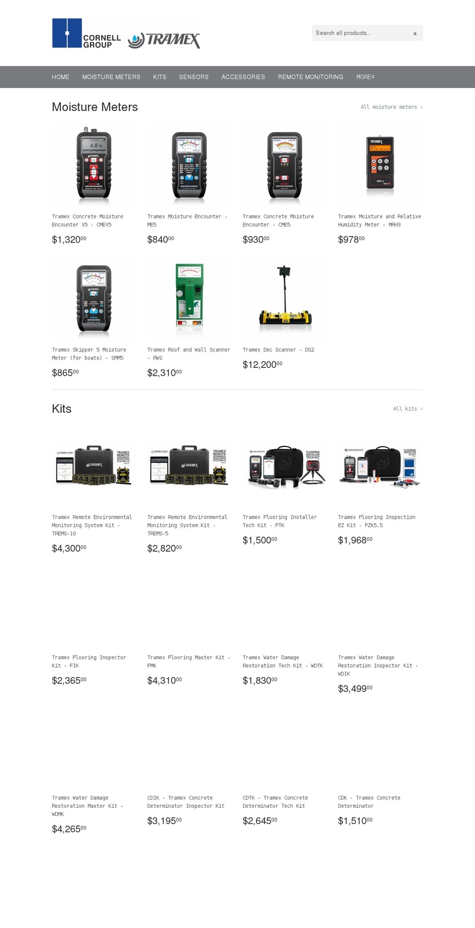 cornell.com.au shopify website screenshot