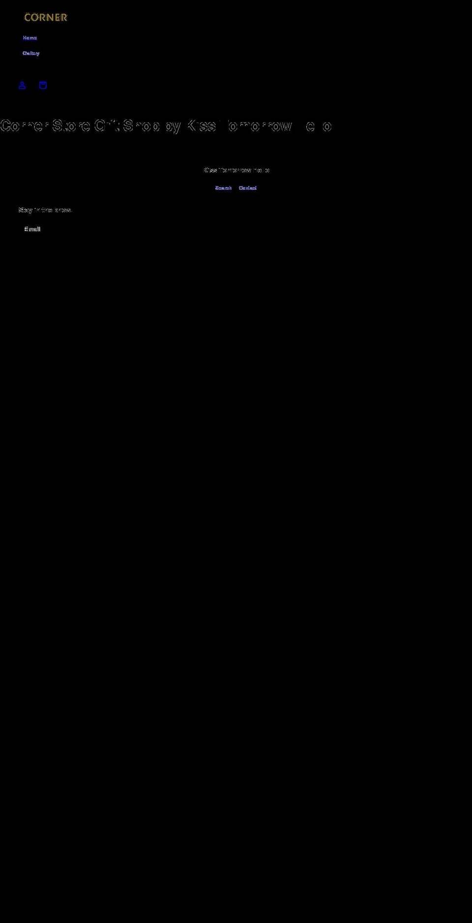 cornerstoregiftshop.com shopify website screenshot