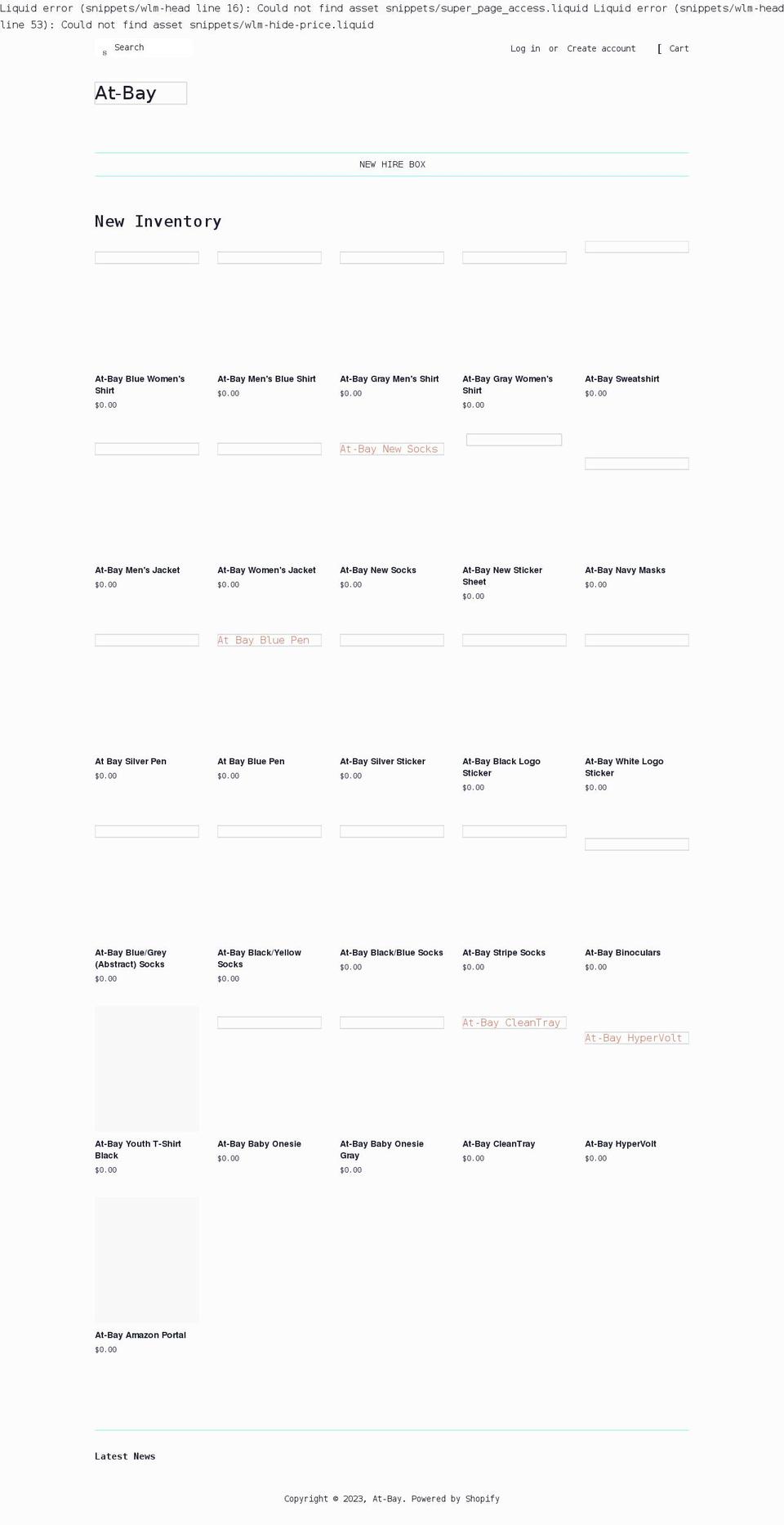 corpcouture-atbay.com shopify website screenshot