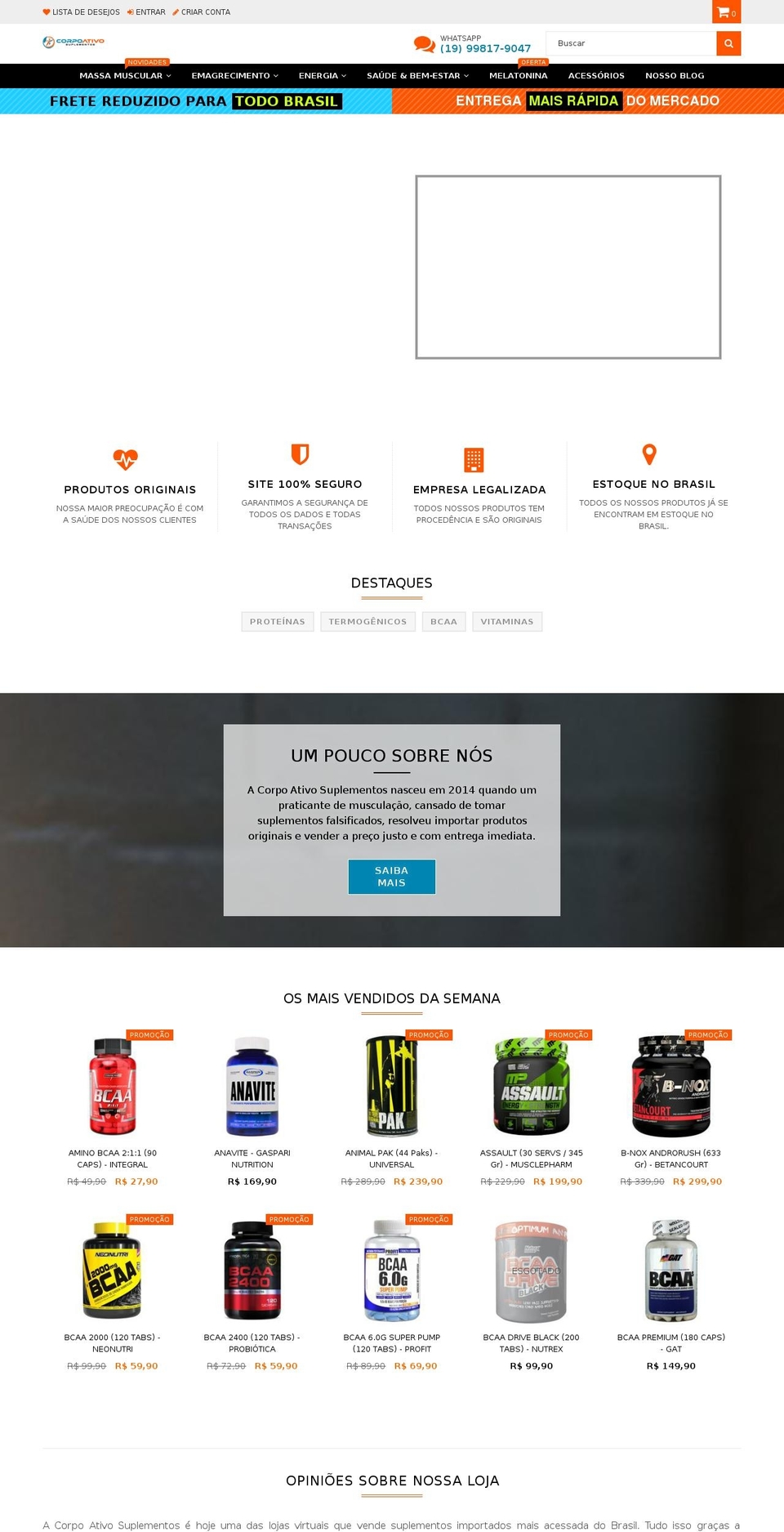 nexgeek-default Shopify theme site example corpoativosuplementos.com