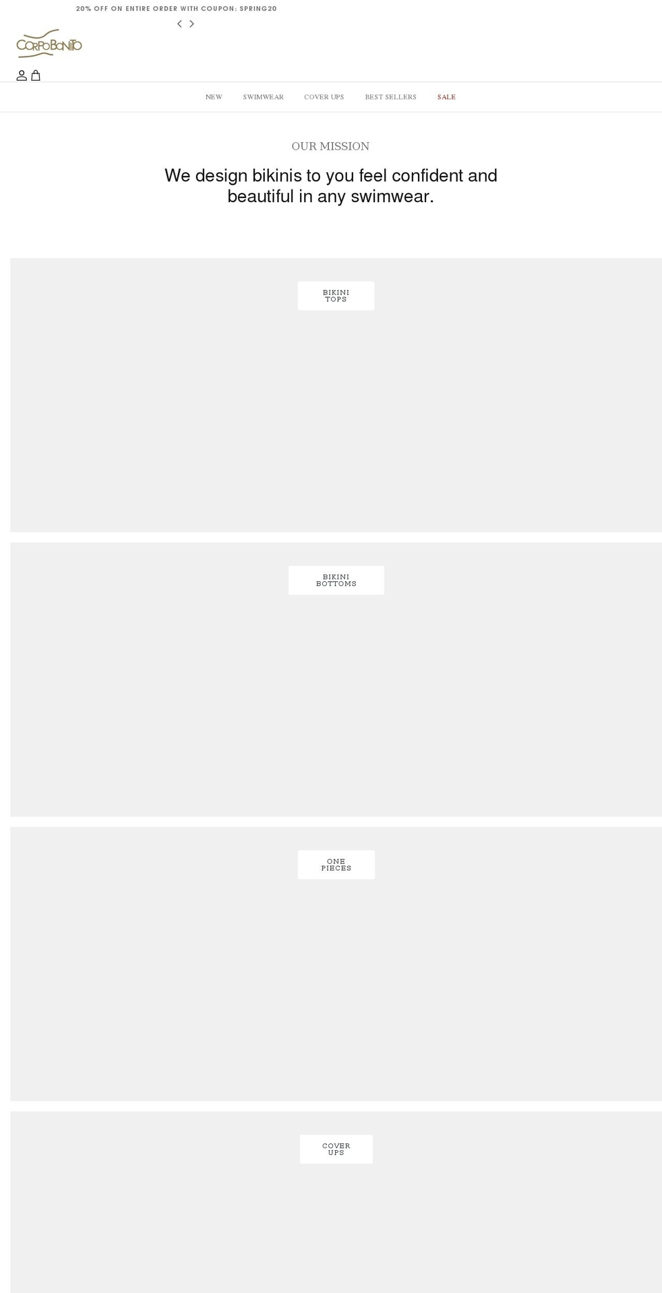 corpobonitowear.com shopify website screenshot