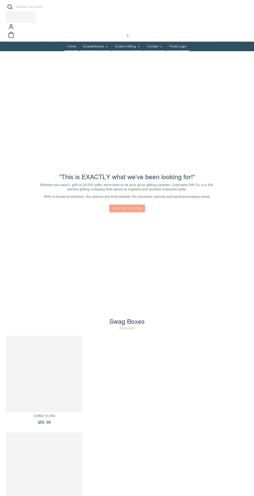 corporategiftco.com shopify website screenshot
