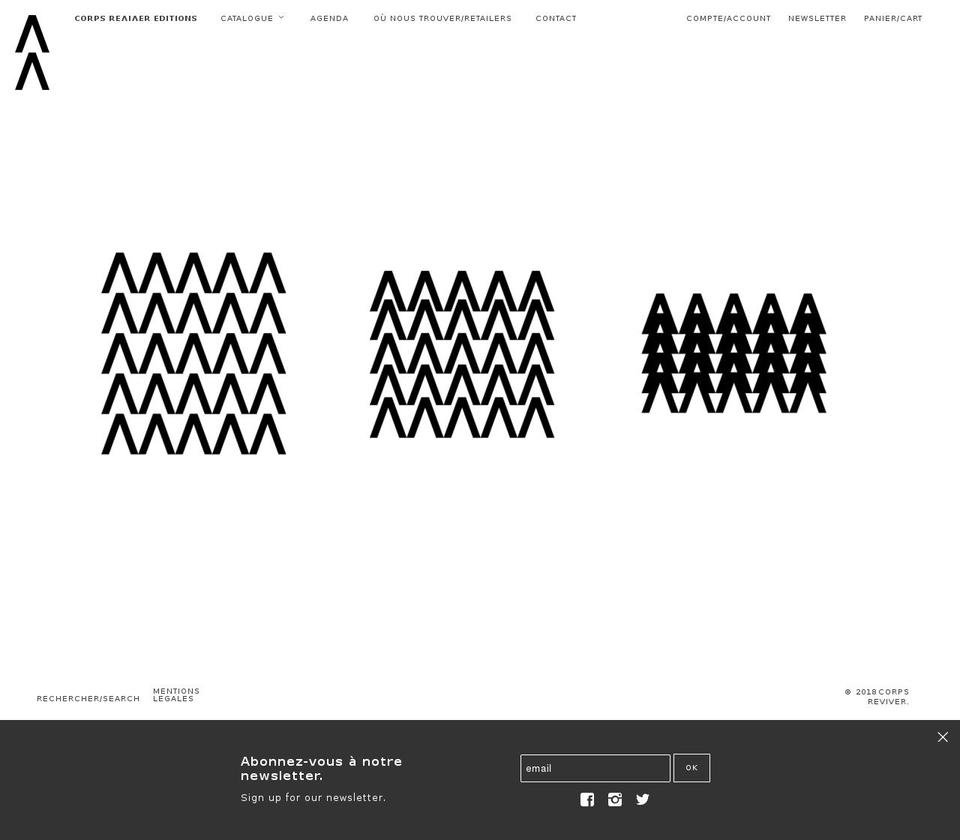 corpsreviver.com — Shopify storefront screenshot
