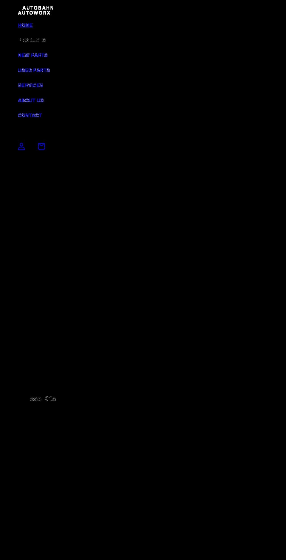 corradopart.com — Shopify storefront screenshot