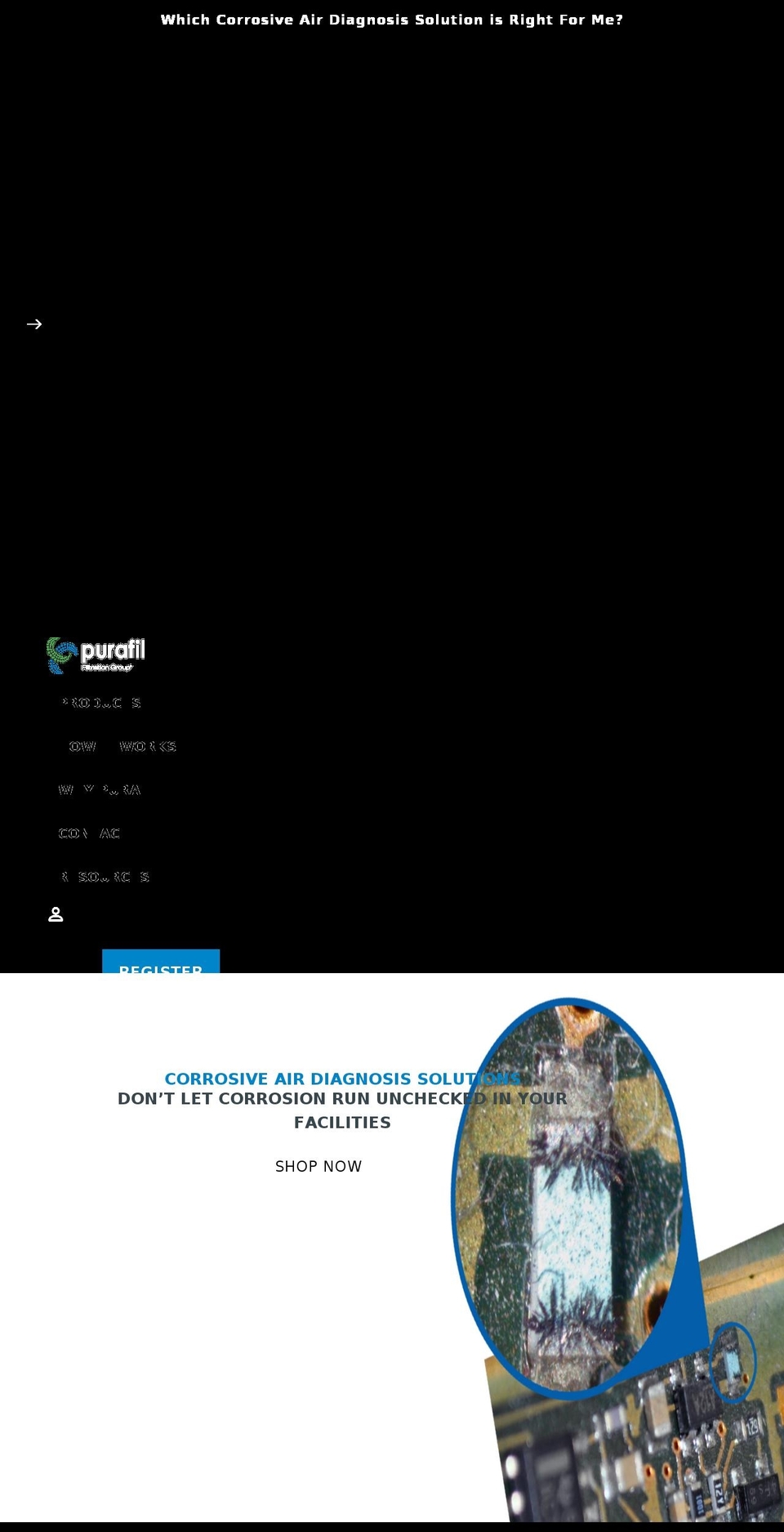 corrosionmonitor.com shopify website screenshot
