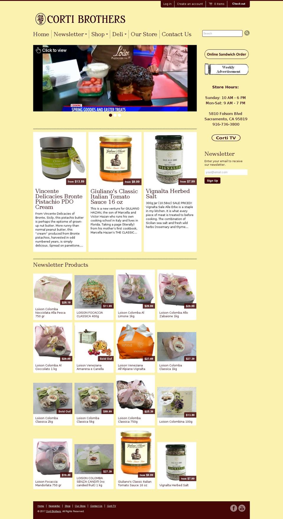 Radiance Shopify theme site example cortibrothers.com